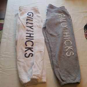 Package deal(; white and gray sweatpants